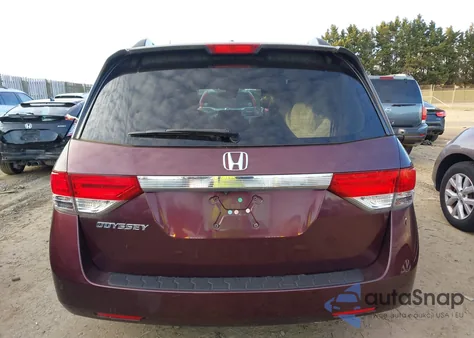 2014 Honda Odyssey Ex-L from USA, damaged, VIN 5FNRL5H6XEB052233
